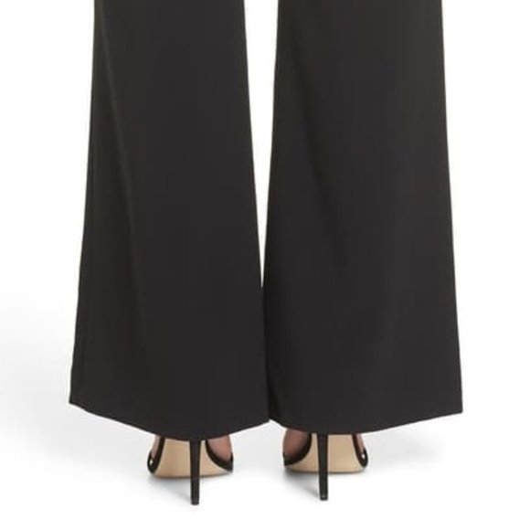 French Connection Sweetheart Flared Leg Jumpsuit 2 - Picture 9 of 16